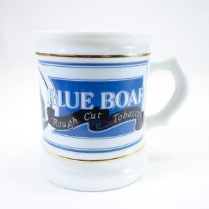 The Corner Store Blue Boar Tobacco Porcelain Mug 1985 Collection